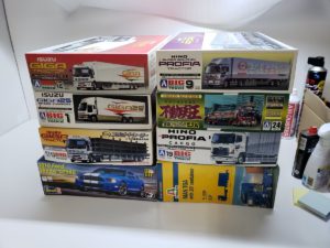 アオシマ 1/32 イタレリ1/24 トラック/トレーラー 他 自動車 プラモデル