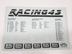 TK 04 ランチア デルタ 1992 サファリ ラリー（Safari Rally) Racing43 ＢＩＧ ＭＯＤＥＬ 1/24スケールの説明書-02