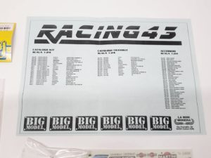 TK 05 ランチア デルタ  1991 サファリ ラリー（Safari Rally)  Racing43 ＢＩＧ ＭＯＤＥＬ 1/24スケールの説明書01