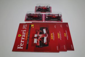 ミニカー フェラーリ 248 F1/F2007/F10 アシェット1/43　-01