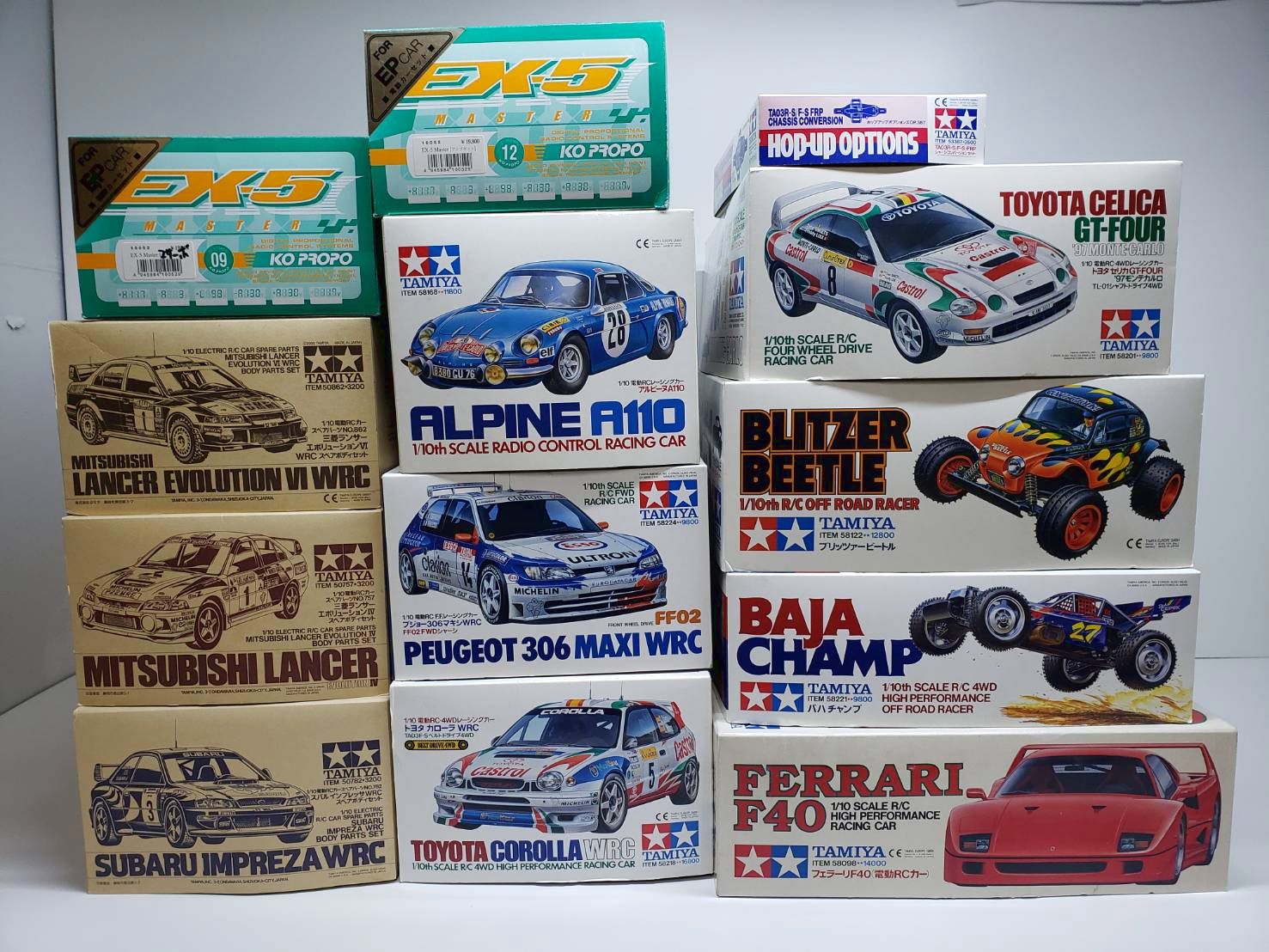 RC 電動ラジコン タミヤ 1/10 WRC ラリーカー フェラーリ F40