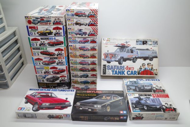 プラモデル 西部警察 1/24 アオシマ 1/32 マシーン RS-1/2/3/X