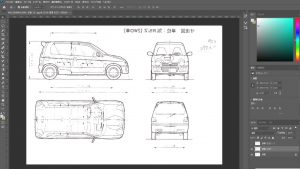 マニアモデルファイル 愛車 旧規格 ＨA21S/HB11S スズキ アルトワークス の自作 ミニカー 模型作り-型紙加工-02