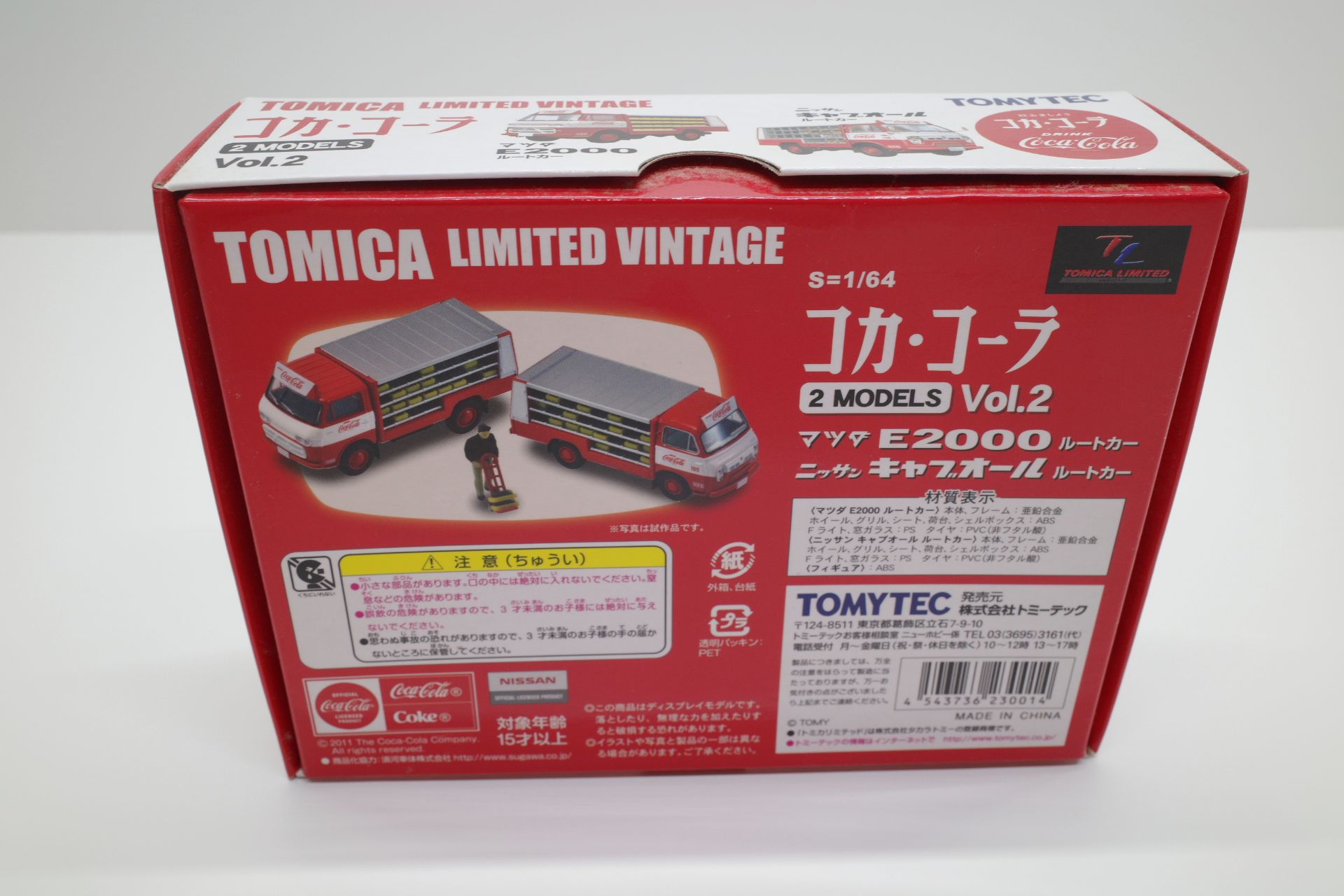 ミニカー Tomica トミカ TLV 1/64 コカ コーラ リミテッド ルート 