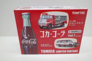 トミカ リミテッド ヴィンテージ TLV コカ・ コーラ 2MODELS Vol.1 TOMYTEC ルートトラック-マニアモデル ミニカー 買取事例- (1)