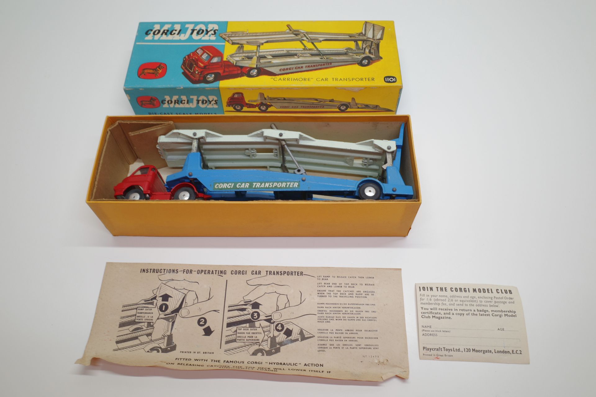 国内配送 送料無料 ホビー 模型車 車 レーシングカー コーギーキャリアcorgi Toys 1131 Bedford Tk Carrimore Transporteur 1st Edition 正規品 Krplas Net