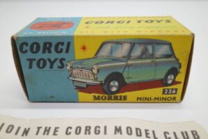CORGI コーギー No. 226 モーリス ミニ マイナー Morris Mini Minor (ミニクーパー) 当時物 (1)