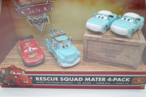 P7252 マテル CARS カーズ レスキュー メーター Rescue SQUAD Mater 4-pacK パック-04