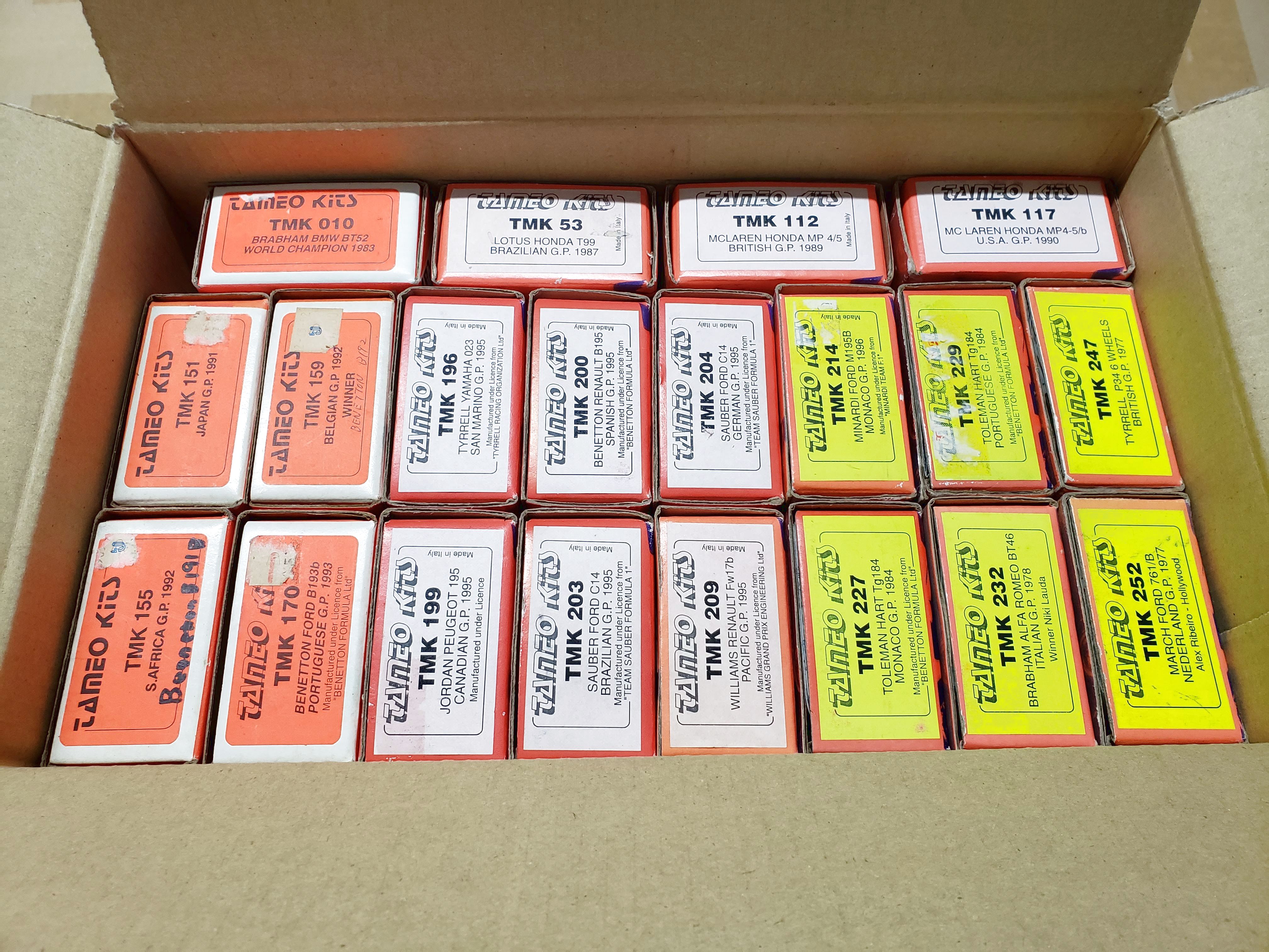 TAMEO タメオ メタルキット完成品 1/43 アルファロメオ 183T モナコGP 1983 #22 A.チェザリス 模型⁄メタルキット TAMEO Kits 1⁄43 タメオキット TMK 53 Lotus Honda