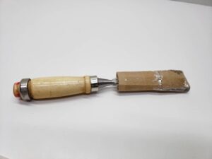 カービングナイフ(彫刻刀)の鞘を作りました-01