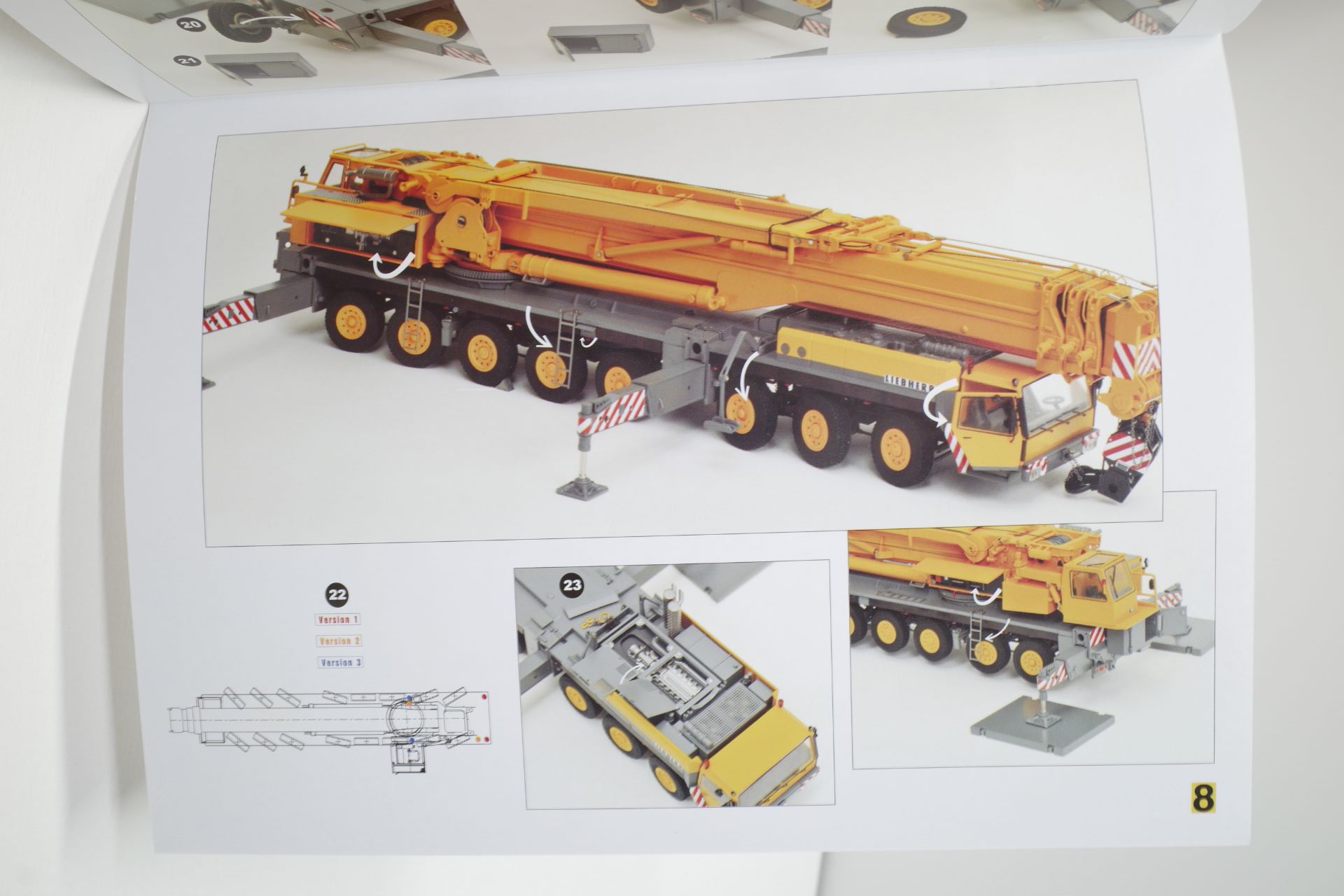 YCCモデル 1/50 LIEBHERR LTM 1400 リープヘル クレーン 重機 