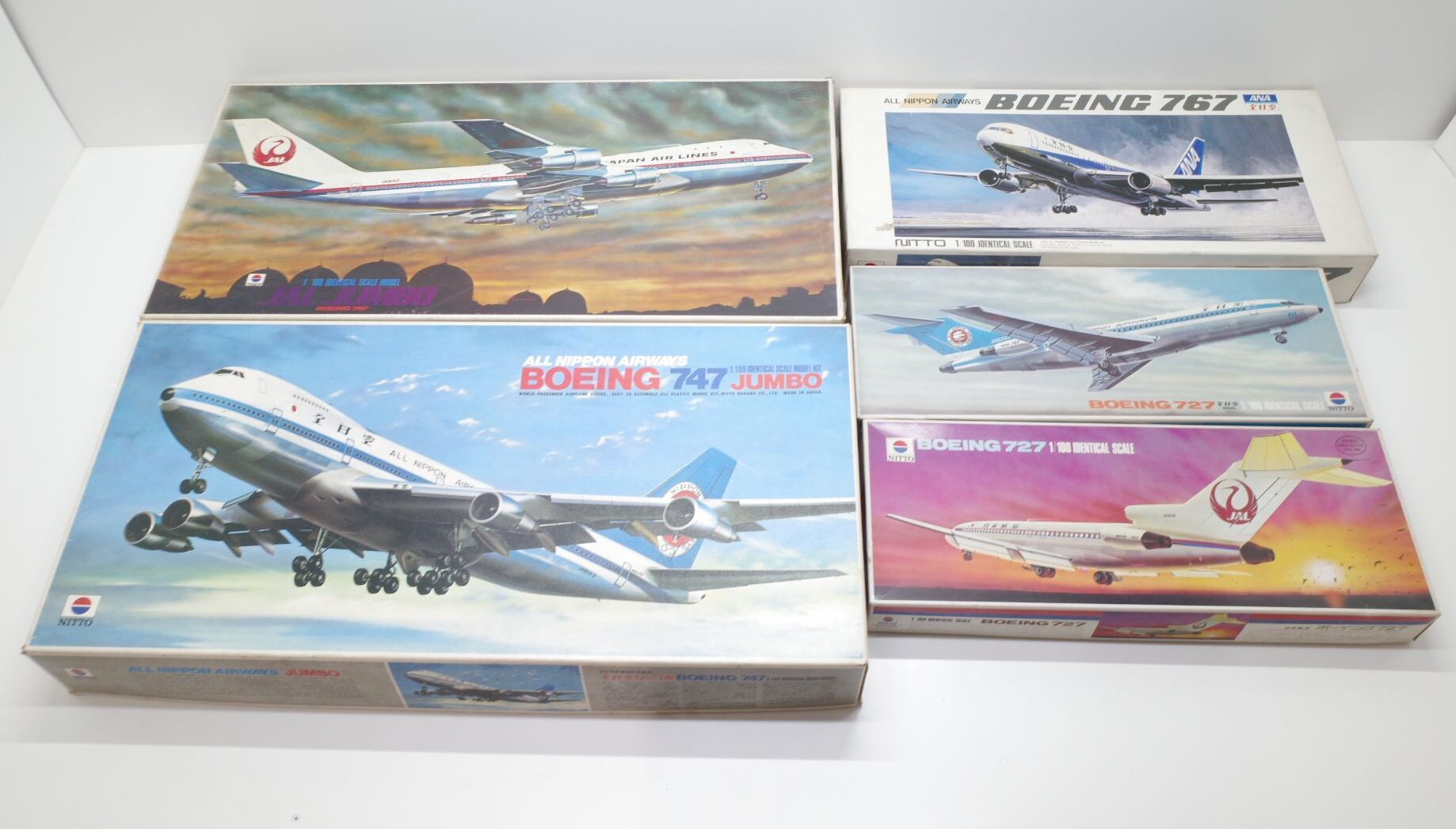 日東 NITTO ニットー 1/100 全日空 ANA/日航 日本航空 JAL ジャンボ 