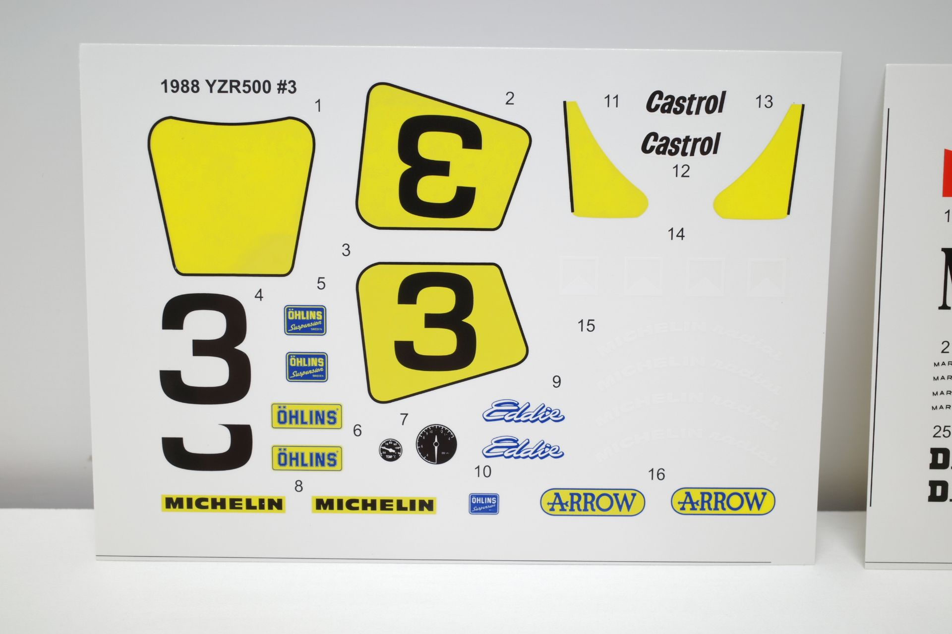 K'S WORKSHOP 1/12 YAMAHA ヤマハ 1988/1989 YZR500 Marlboro マルボロ