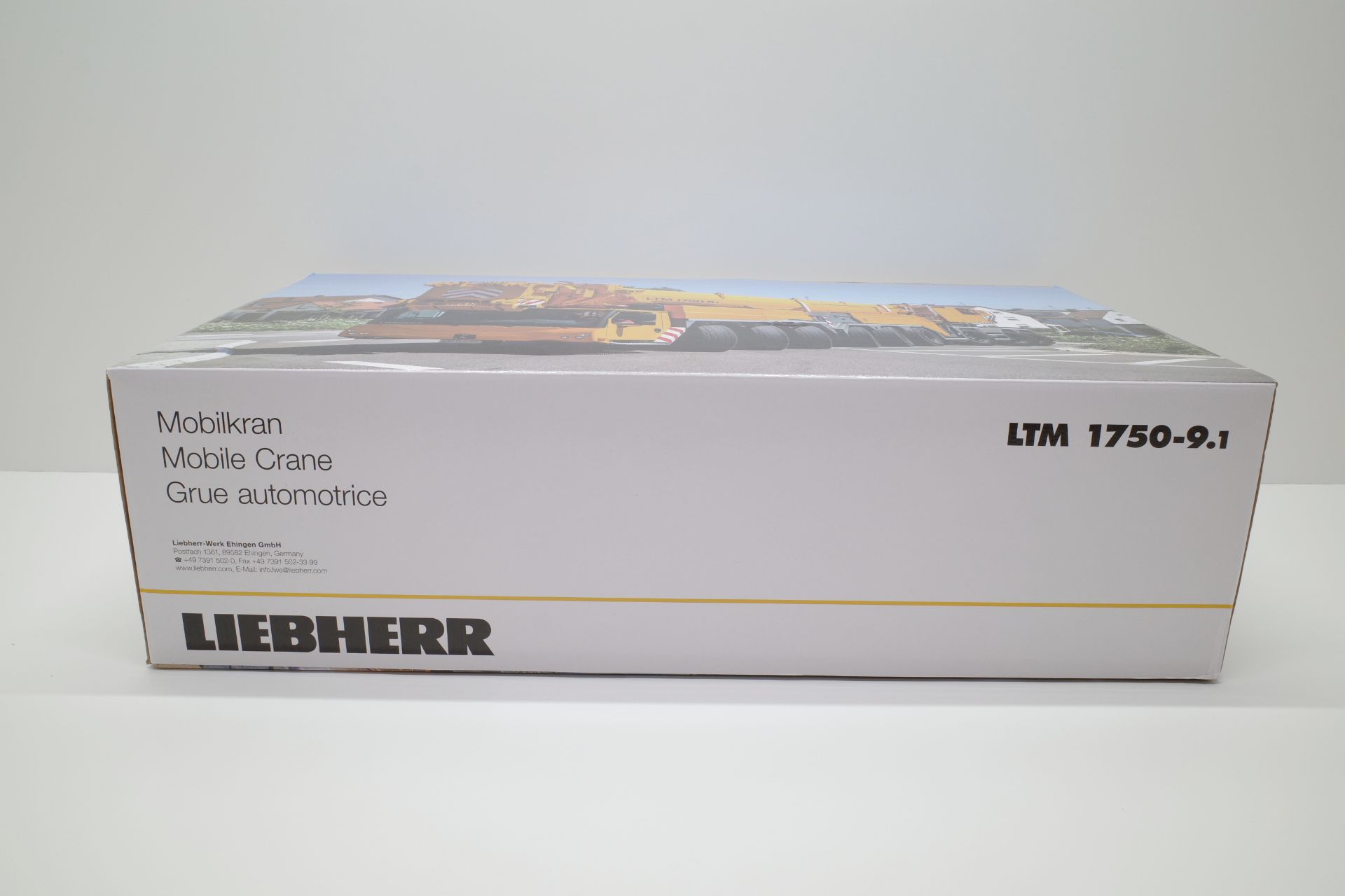 WSI モデル 1/50 LIEBHERR LTM 1750-9.1 系 リープヘル クレーン 重機 