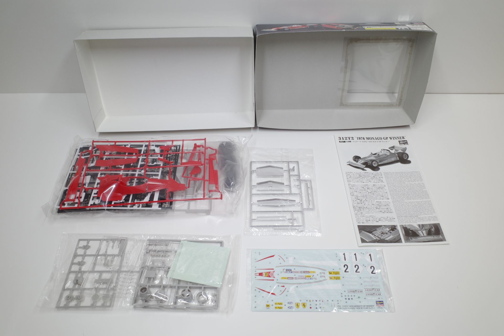 ハセガワ 1/20 -23201/FG-1/ Ferrari フェラーリ 312T2 1976 モナコ GP 