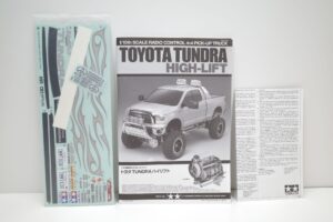 58415 タミヤ 田宮 1-10 Toyota トヨタ TUNDRA タンドラ ハイリフト 電動RC 4×4ピックアップ スノーボード2枚入 High-Lift– (23)