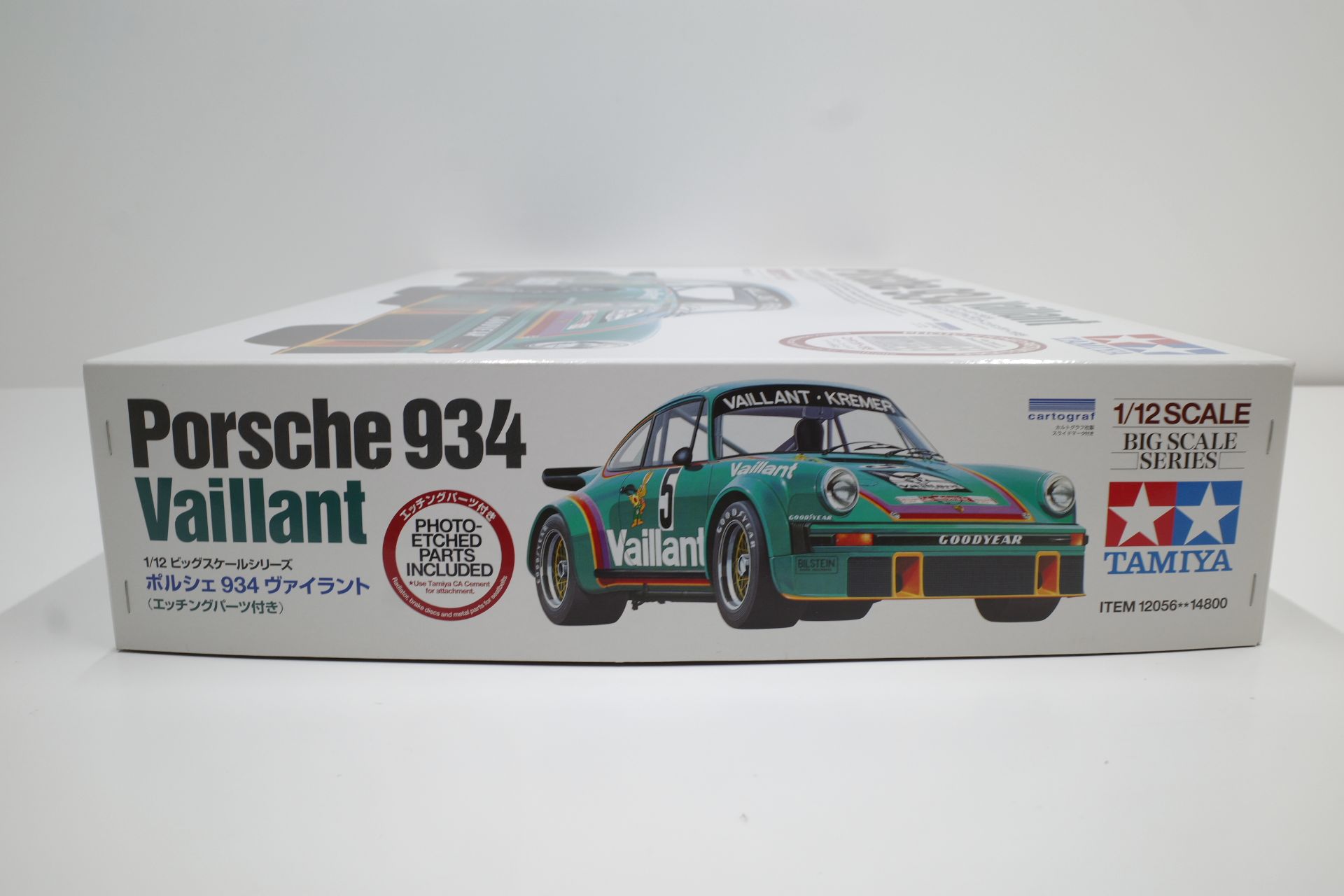 Tamiya 12056-000 – Porsche 934 Vaillant 1/12 – Maquette Plastique Avec Pièces Photo-découpées – 360 Mm