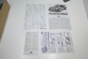 12056 56 タミヤ 1-12 Porsche ポルシェ 934 ヴァイラント Vaillant (エッチングパーツ付き) 1976 ビッグスケール 未組立– (13)