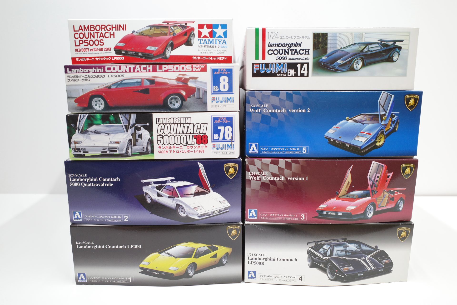 未開封 1/24 フジミ ランボルギーニ LP500S ウォルターウルフ カウンタック 希少品 プラモデル 検 43 タミヤ アオシマ