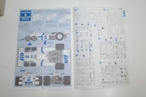 No.19-12021 タミヤ 1-12 Tyrrell タイレル P34 シックスホイーラー 6輪 SixWheeler F1F-1 ビッグスケール 未組立– (12)