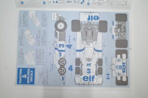 No.19-12021 タミヤ 1-12 Tyrrell タイレル P34 シックスホイーラー 6輪 SixWheeler F1F-1 ビッグスケール 未組立– (13)