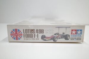 未開封 現状品 12004 タミヤ 1-12 ゴールドリーフ Lotus ロータス 49B フォード Ford F-1F1ビッグスケールモデル 未組立– (10)