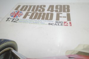 未開封 現状品 12004 タミヤ 1-12 ゴールドリーフ Lotus ロータス 49B フォード Ford F-1F1ビッグスケールモデル 未組立– (25)