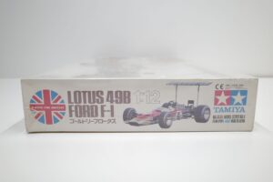 未開封 現状品 12004 タミヤ 1-12 ゴールドリーフ Lotus ロータス 49B フォード Ford F-1F1ビッグスケールモデル 未組立– (9)