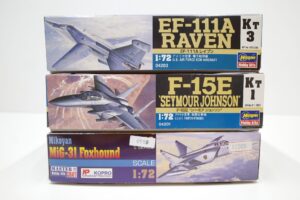 ハセガワ 1-72 EF-111A、F-15E シーモア ジョンソン、KOPRO・MASTERCRAFT 1-72 MiG-31 FOXHOUND ミグ31 フォックスハウンド- (1)