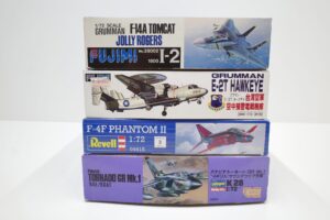 フジミ 1-72 F-14A トムキャット ジョリーロジャース、E-2T ホークアイ、Revell レベル 1-72 F-4F、ハセガワ 1-72 Tornado GR- (1)