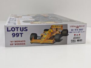 BX12001 PLATZ BEEMAX 1-12 LOTUS ロータス 99T 1987 モナコGP Winer ウィナー フォーミュラ No.1 ビーマックス プラッツ 未組立– (3)