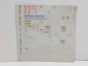 42025 インターモデル INTERMODELLI 1-12 フェラーリ Ferrari F93A レジン メタル キット 未組立 イタリア製– (27)