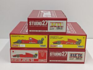 ST27- STUDIO27 スタジオ27 F-1 1-20 Ferrari フェラーリ 412T1B、412 T2、F1-90、Jordan ジョーダン EJ 11 他 レジン-メタルキット-3