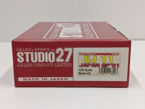 ST27-FK20107 スタジオ27 1-20 Jordan ジョーダン EJ11 日本 Japan GP 2001 レジン メタルキット 未組立 STUDIO 27– (1)