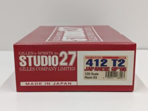 ST27-FK20109 スタジオ27 1-20 フェラーリ Ferrari 412 T2 日本 Japan GP 1995 レジン メタルキット 未組立 STUDIO 27– (1)