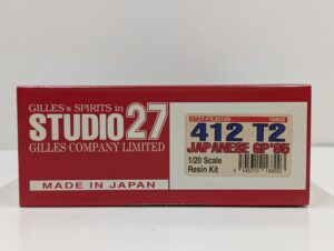 ST27-FK20109 スタジオ27 1-20 フェラーリ Ferrari 412 T2 日本 Japan GP 1995 レジン メタルキット 未組立 STUDIO 27– (2)