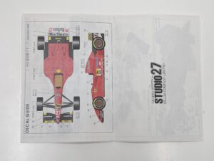 ST27-FK20109 スタジオ27 1-20 フェラーリ Ferrari 412 T2 日本 Japan GP 1995 レジン メタルキット 未組立 STUDIO 27– (7)