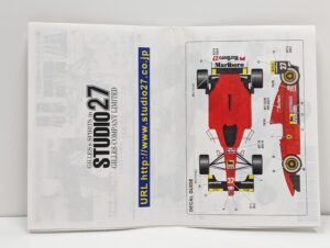 ST27-FK2040 スタジオ27 1-20 フェラーリ Ferrari 412T1B 日本 Japan GP 1994 レジン メタルキット 未組立 STUDIO 27– (6)