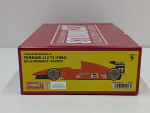 ST27-FR2016 スタジオ27 1-20 フェラーリ Ferrari 412 T1 モナコ、パシフィック Monaco Pacific 1994 レジン メタルキット– (1)
