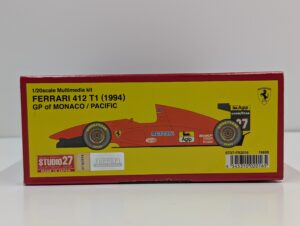 ST27-FR2016 スタジオ27 1-20 フェラーリ Ferrari 412 T1 モナコ、パシフィック Monaco Pacific 1994 レジン メタルキット– (2)