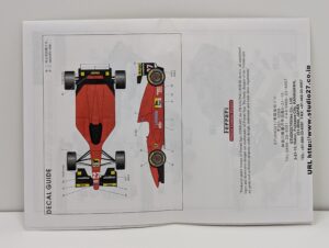 ST27-FR2016 スタジオ27 1-20 フェラーリ Ferrari 412 T1 モナコ、パシフィック Monaco Pacific 1994 レジン メタルキット– (6)