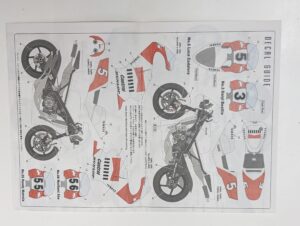 別売デカール付き ST27-TK1232C スタジオ27 1-12 YAMAHA ヤマハ YZR500 WGP 1994 Norick 阿部典史 トランスキット 未組立– (10)