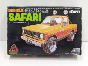 AR-106B No.2 ARII アリイ 1-24 ニッサン SAFARI サファリ 四駆 4WD カスタムピックアップ仕様車 モーターライズ プラモデル- (1)