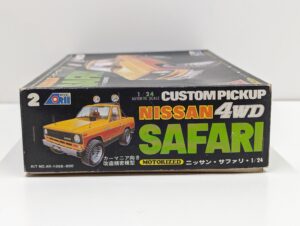 AR-106B No.2 ARII アリイ 1-24 ニッサン SAFARI サファリ 四駆 4WD カスタムピックアップ仕様車 モーターライズ プラモデル- (2)
